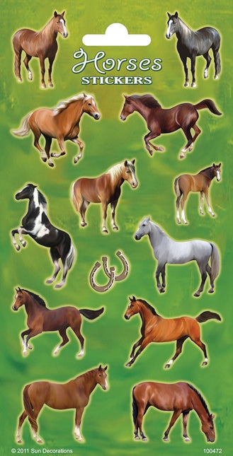 Groene Paarden Stickers