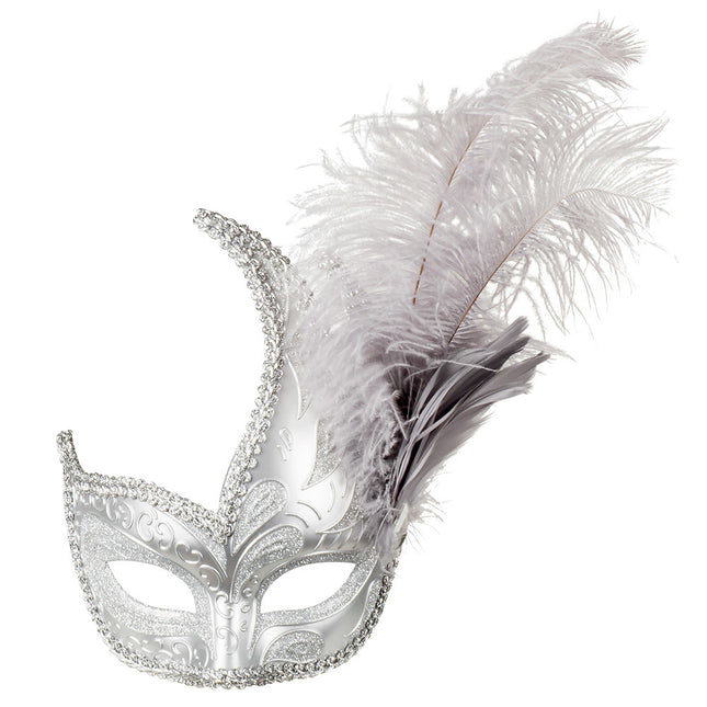 Oogmasker Venice Prezioso Zilver