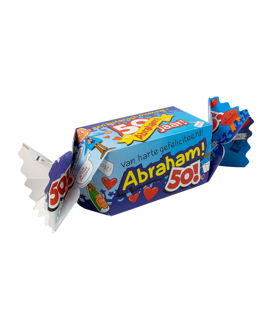 Geschenkdoosje Abraham 50 Jaar 26cm