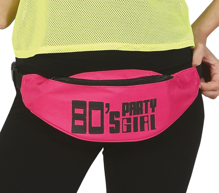 Roze Heuptasje 80'S Party Girl