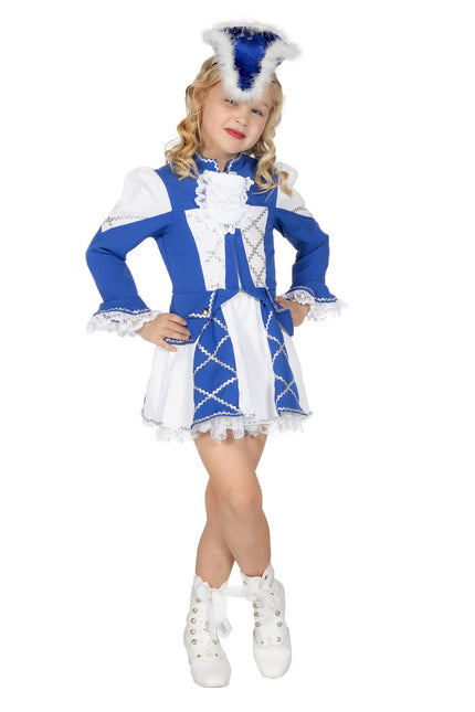 Majorette Kostuum Blauw Meisje