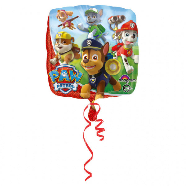 Paw Patrol Helium Ballon Vierkant 43cm leeg