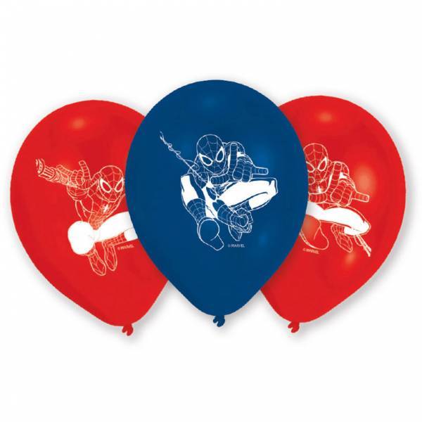 Spiderman Ballonnen 23cm 6st