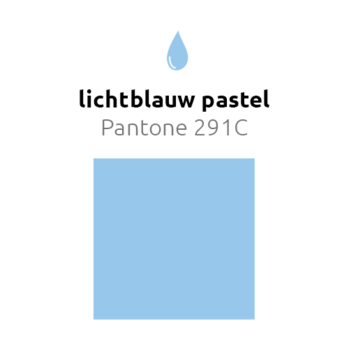 Lichtblauwe Reuze Ballon Pastel 60cm