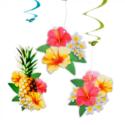 Hawaii Hangdecoratie 60cm 3st