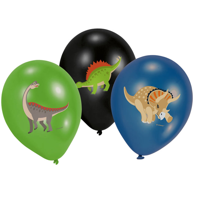 Dinosaurus Ballonnen 27,5cm 6st