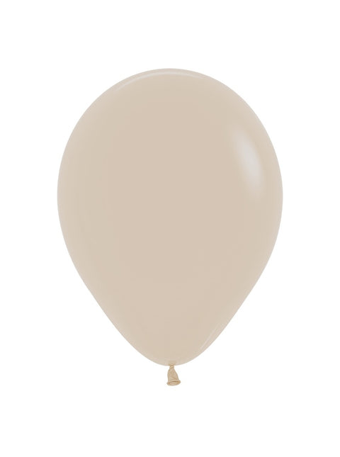 Ballonnen White Sand 23cm 50st