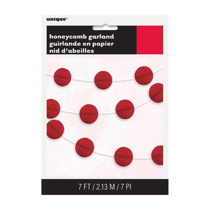 Honeycomb Slinger Rood 2,2m