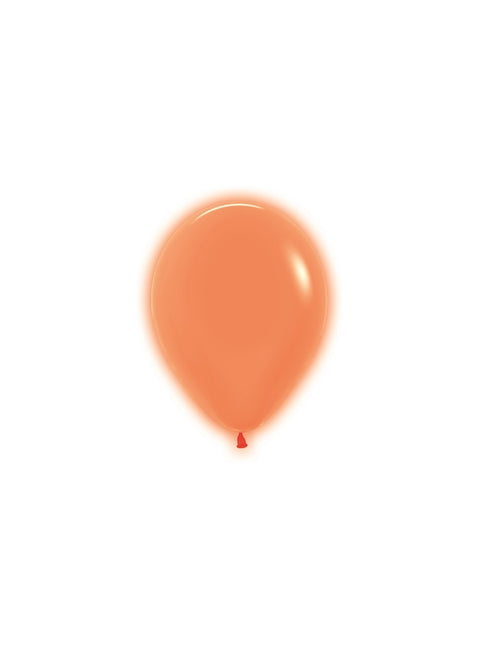 Ballonnen Neon Orange 12cm 50st