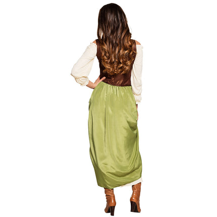 Dirndl Jurk Oktoberfest Dames Groen