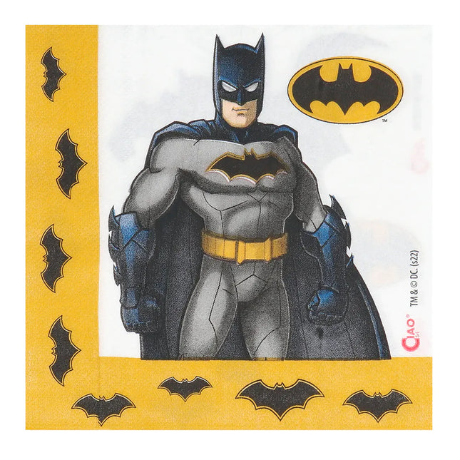 Batman Servetten 33cm 20st