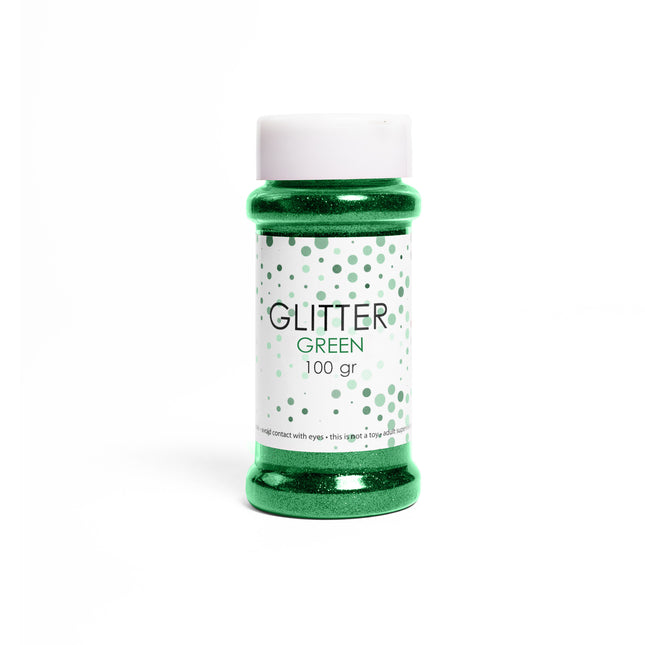 Groene Glitters 100gr