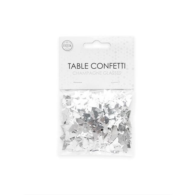 Tafelconfetti Champagne Glas