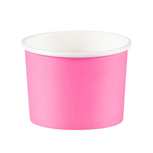 Roze Snackbakje 6,4cm 8st