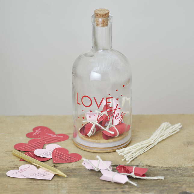 Cadeau Love Note-Fles