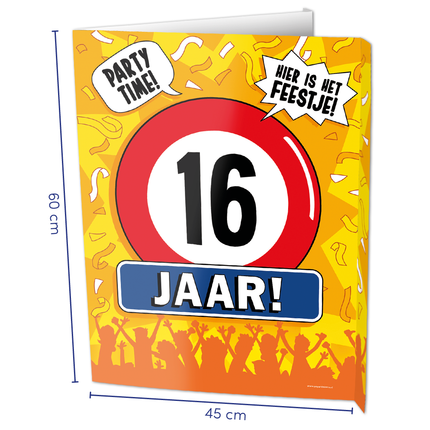 Raambord 16 jaar 60cm