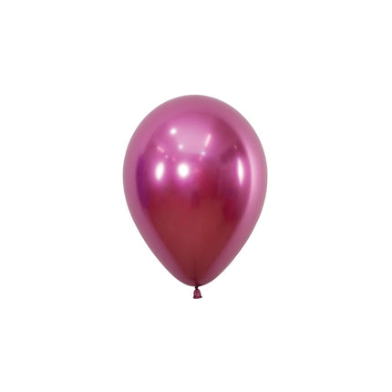 Ballonnen Reflex Fuchsia 12cm 50st