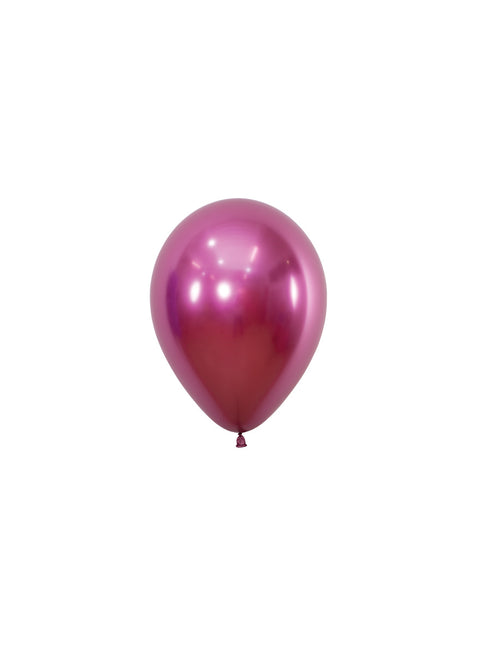 Ballonnen Reflex Fuchsia 12cm 50st