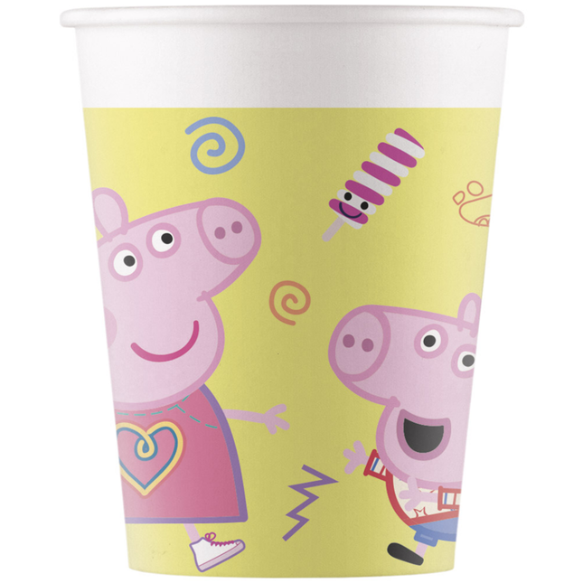 Peppa Pig Bekers 200ml 8st