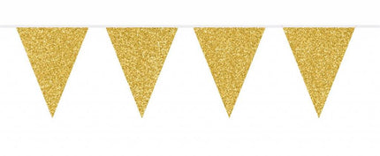 Gouden Slingers Glitter 6m