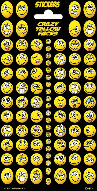 Emojis Crazy Stickers Goud