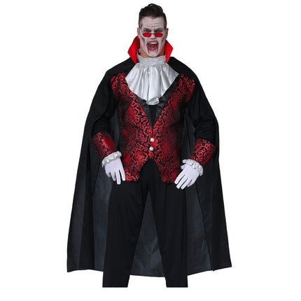 Halloween Zwarte Cape 1,4m