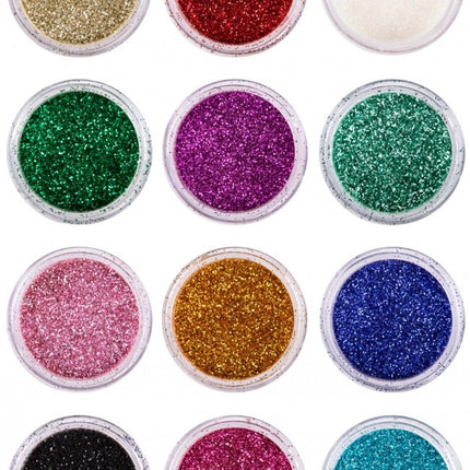 PXP Glitter Poeder Set 2,5gr 12st