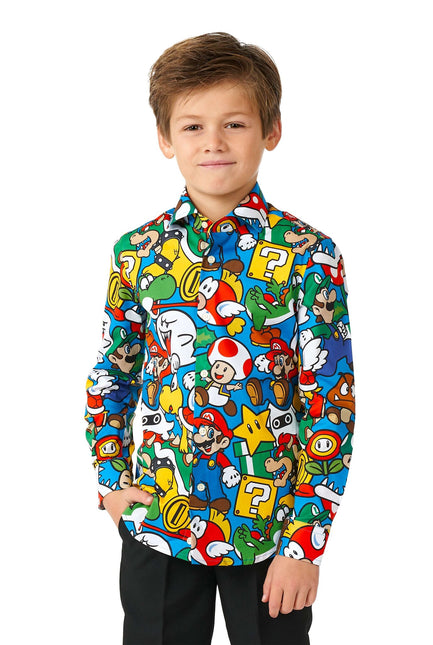 Super Mario Overhemd Jongen OppoSuits
