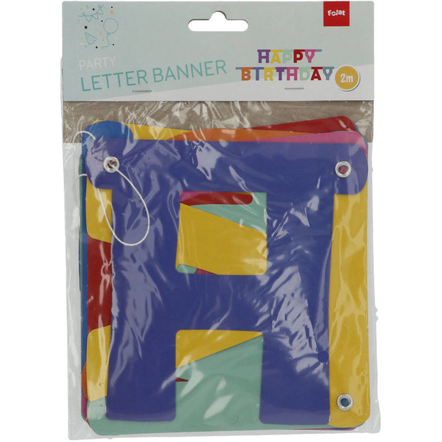 Letterslinger Happy Birthday 1,6m