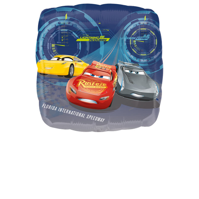 Cars 3 Helium Ballon Vierkant 43cm leeg