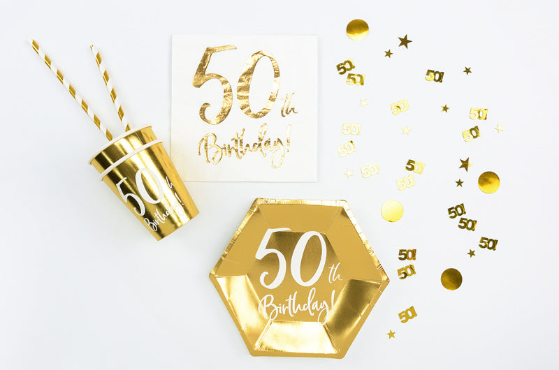 Tafelconfetti 50 Jaar Goud