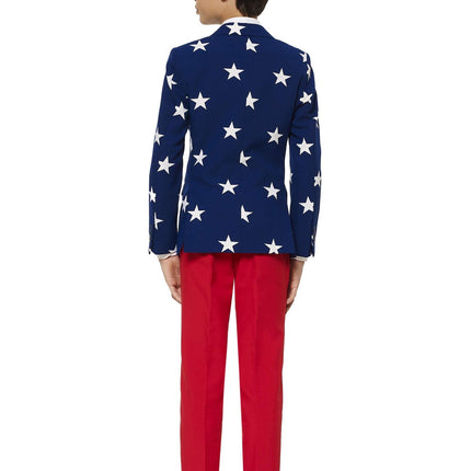 USA Stars Stripes Pak Jongen Tiener OppoSuits