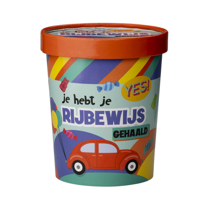 Snoepbakje Rijbewijs 12cm