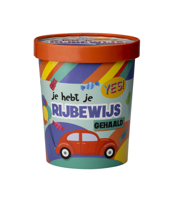 Snoepbakje Rijbewijs 12cm