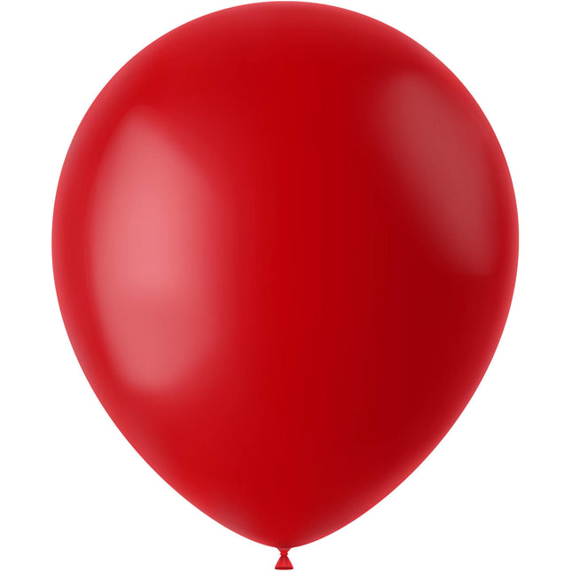 Rode Ballonnen Ruby Red 33cm 50st