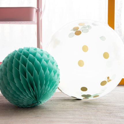 Honeycomb Bal Mint Groen 30cm