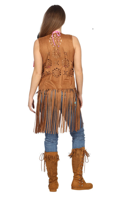 Hippie Vest Lang Dames