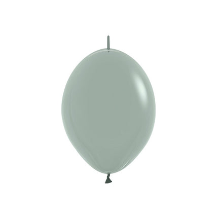 Ballonnen Pastel Dusk Laurel Green 15cm 50st