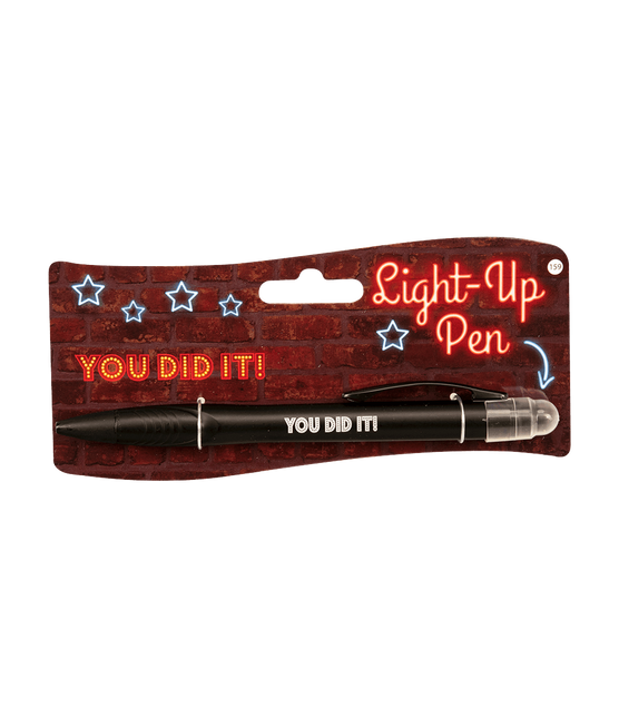 Light Up Pen You Did It ! 15cm