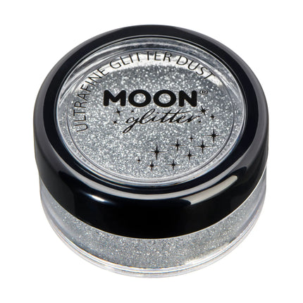 Moon Glitter Classic Ultrafine Glitter Dust Silver 5g