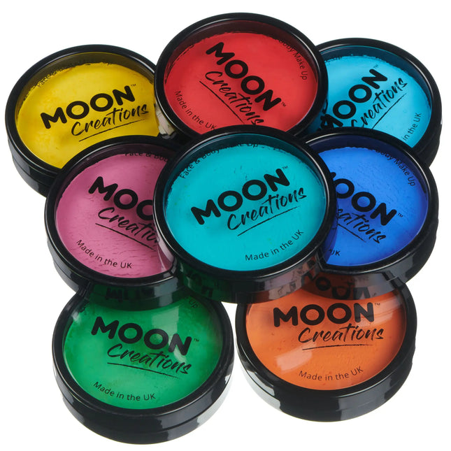 Moon Creations Pro Face Paint Cake Pots Grass Green 36g