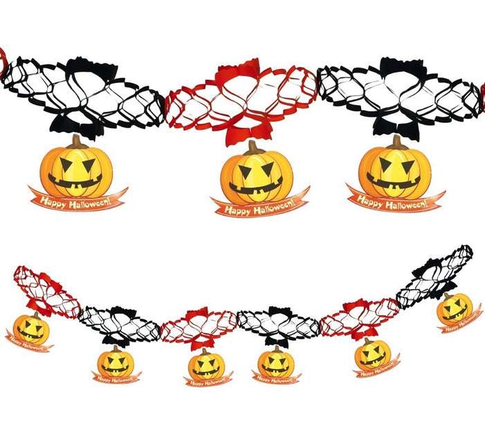 Halloween Slinger Pompoen Deluxe Onderhangers 2m