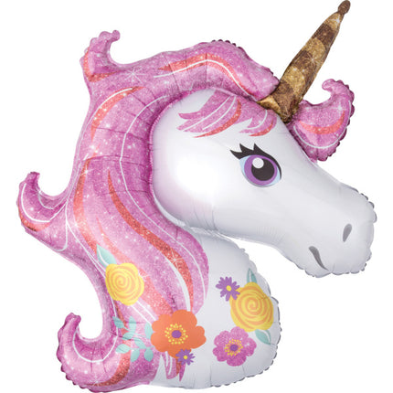 Helium Ballon Magische Unicorn Leeg 83cm