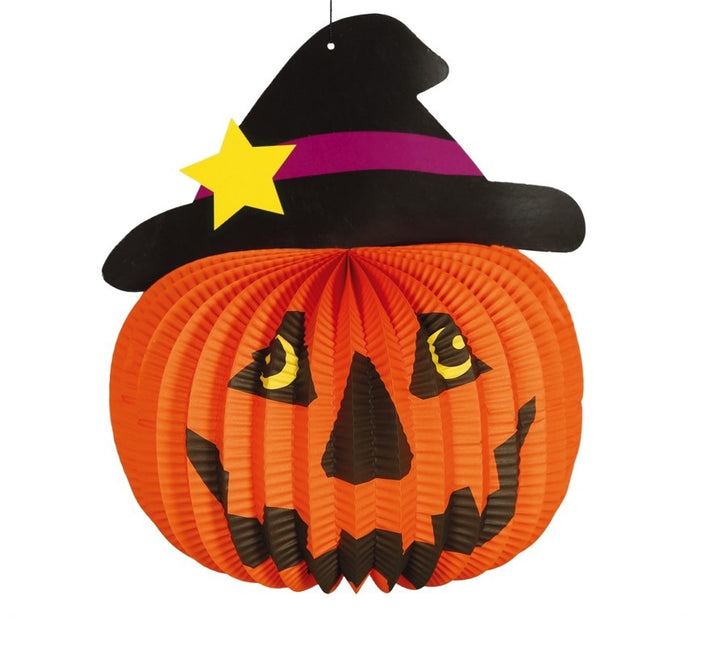 Halloween Pompoen Lampion 28cm