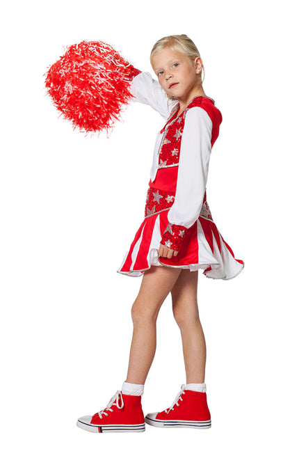 Cheerleader Pakje Rood Kind