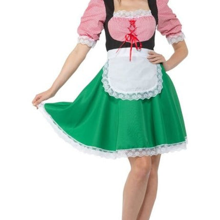 Dirndl Jurk Oktoberfest Rood Groen