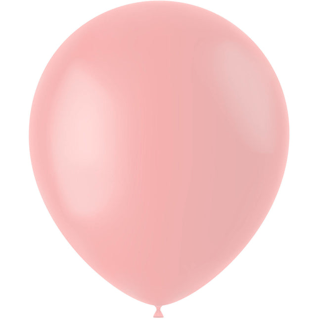Lichtroze Ballonnen Powder Pink 33cm 50st