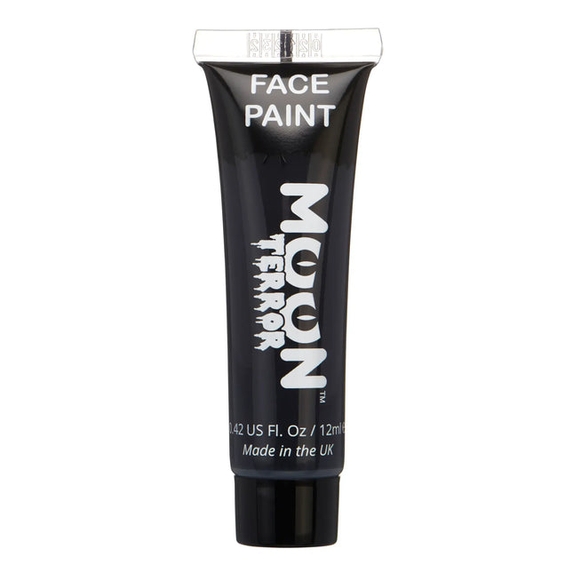 Moon Terror Halloween Face Paint Midnight Black 12ml