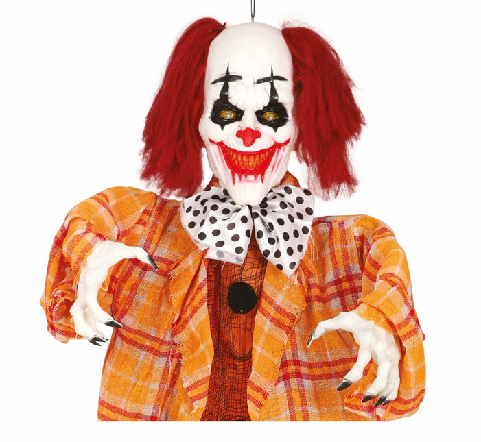 Halloween Hangdecoratie Clown Met Licht En Geluid 1,7m