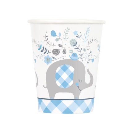 Baby Olifant Bekers Blauw 266ml 8st